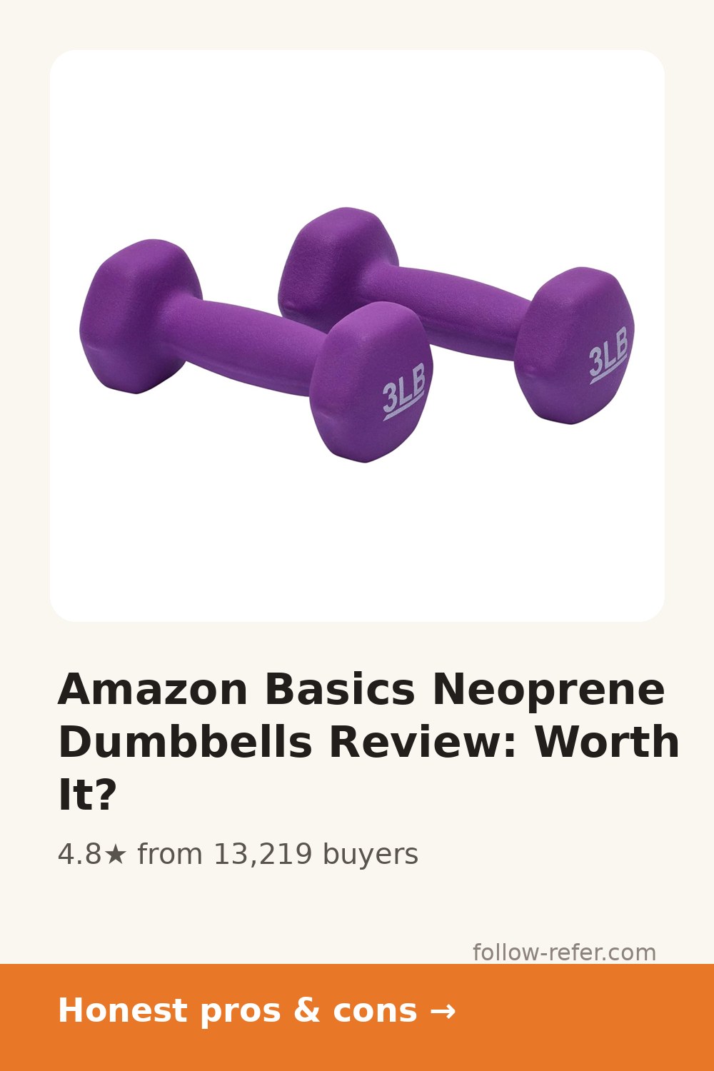Amazon Basics Neoprene Dumbbells Review: Worth It?
