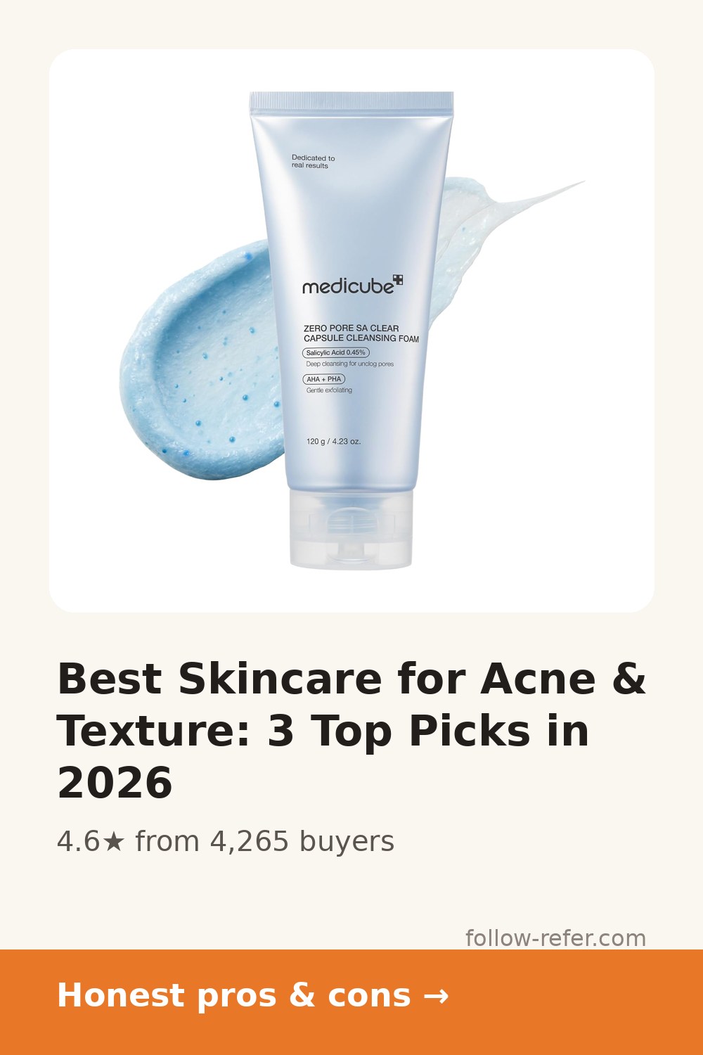 Best Skincare for Acne & Texture: 3 Top Picks in 2026