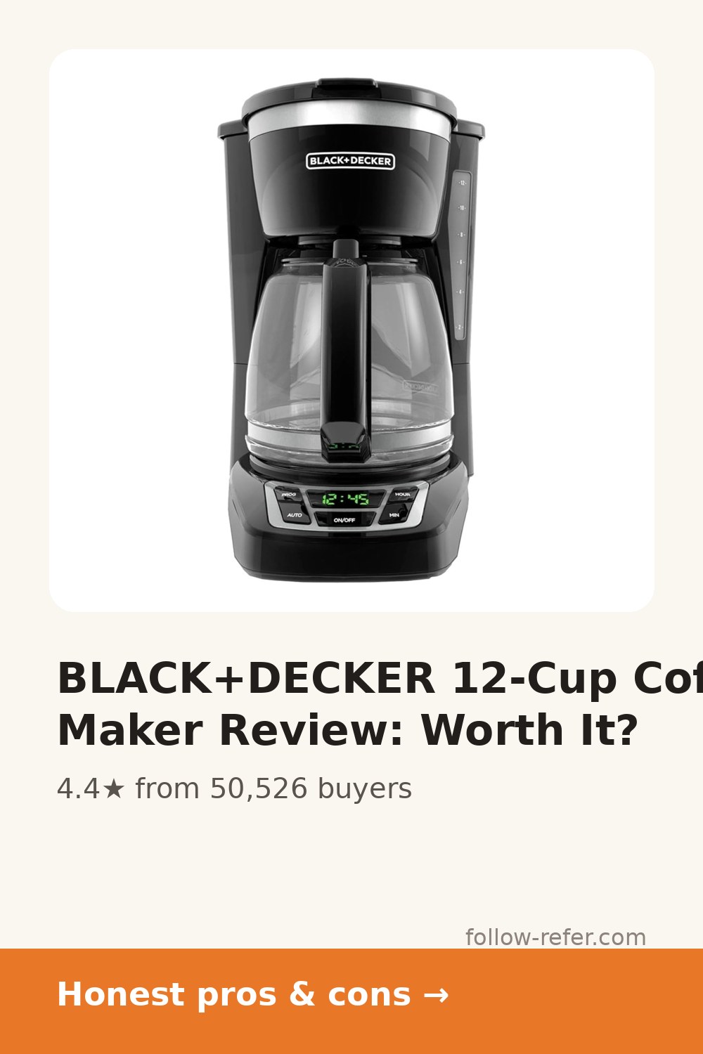 BLACK+DECKER 12-Cup Coffee Maker Review: Worth It?