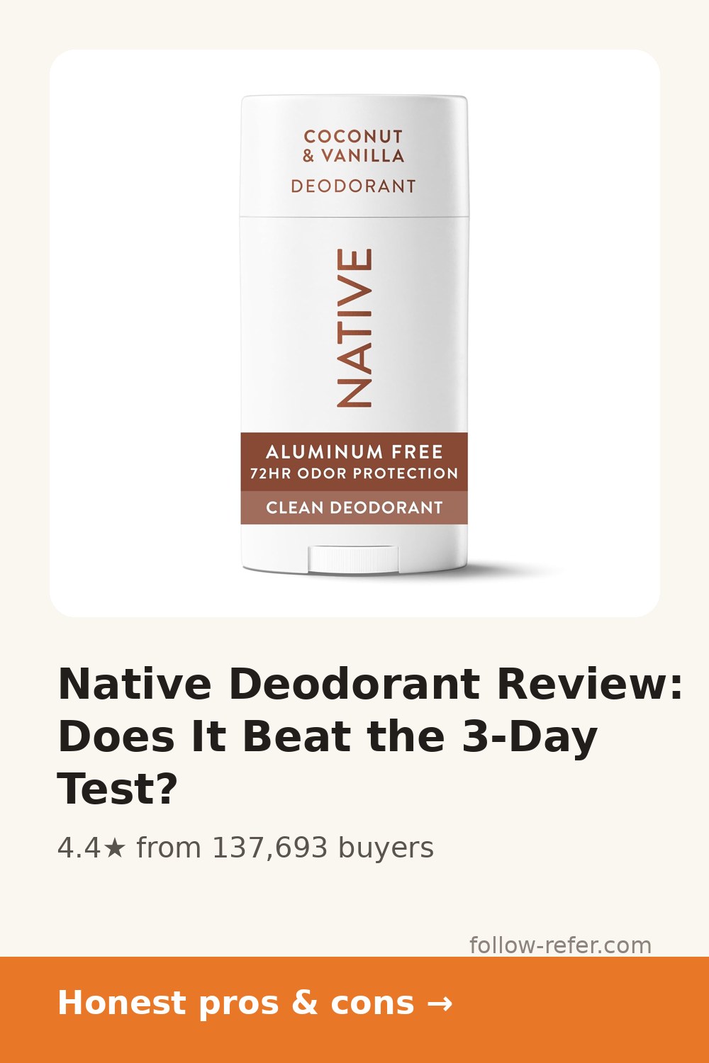 Native Deodorant Review: Does It Beat the 3-Day Test?
