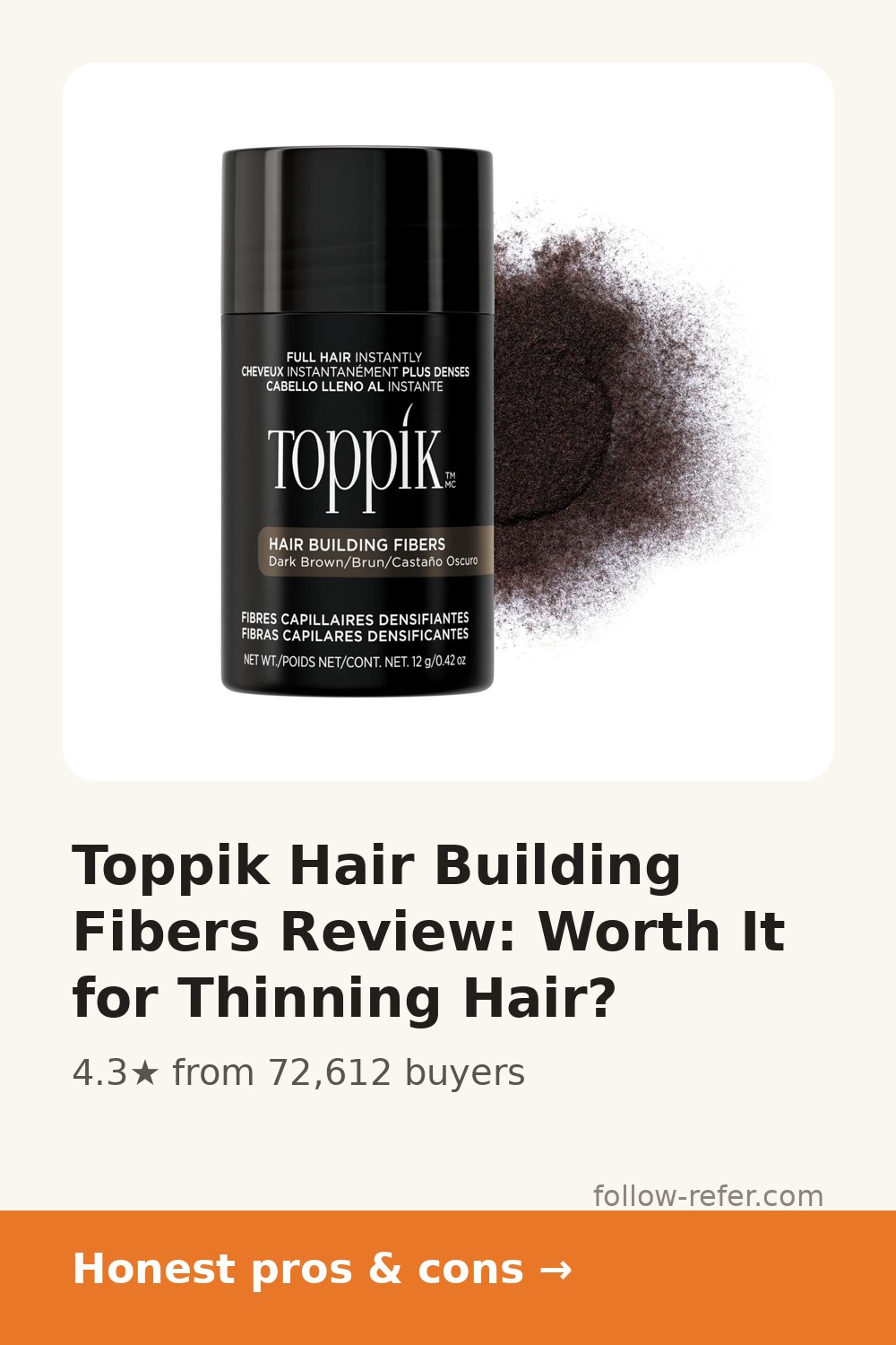 Toppik Hair Building Fibers Review: Worth It for Thinning Hair?